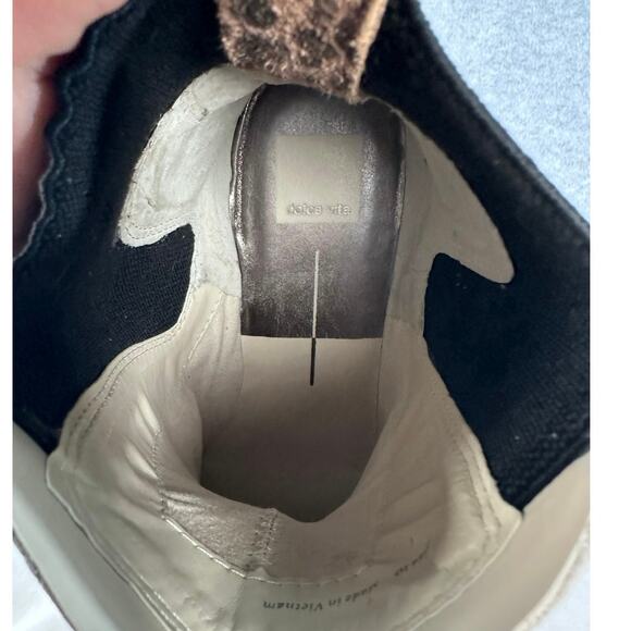 Dolce Vita Woman’s sz 10 White Leather Block Heel Chelsea Boot Huey H2O Bootie - Picture 9 of 9